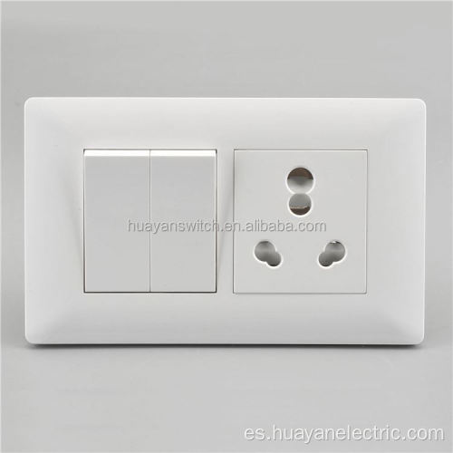 Placa de interruptor de pared de plástico de diseño personalizado de gran venta